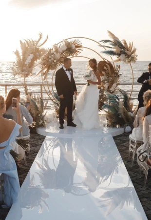 Matrimonio in riva del mare. La natura come principale fonte di ispirazione Fotograf