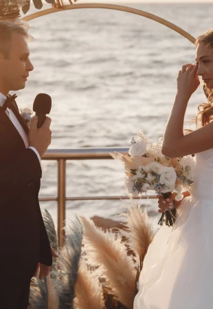 Matrimonio in riva del mare. La natura come principale fonte di ispirazione Fotograf