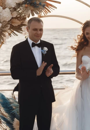 Matrimonio in riva del mare. La natura come principale fonte di ispirazione Fotograf