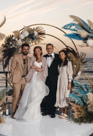 Matrimonio in riva del mare. La natura come principale fonte di ispirazione Fotograf