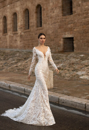 Vestido de novia con mangas largas | Pollardi Noticias