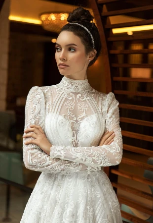 Wedding dresses with long sleeves Photog