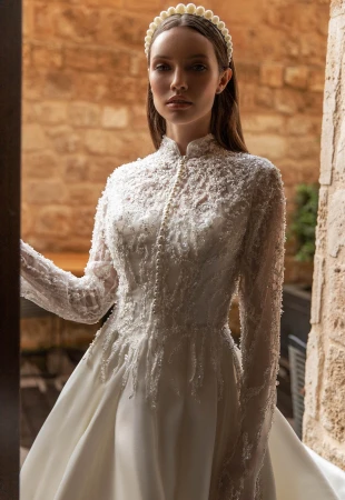 Wedding dresses with long sleeves Photog