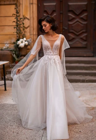 How to choose a wedding dress - tips from Pollardi photo