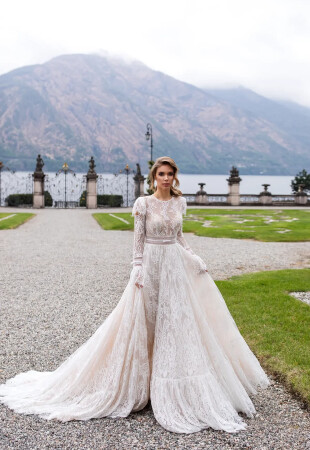 Lace wedding dresses – magic of lace photo