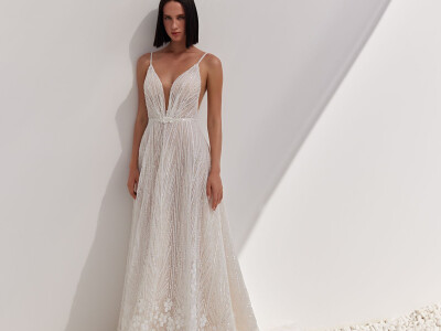 スーツ・フォーマル・ドレス dot tulle panel lace velour OP WILLFULL
