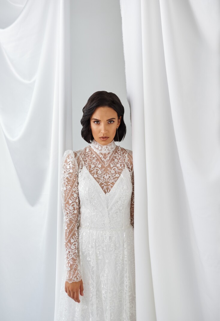 Image Boudoir dress F-8018 FR 633 - 3