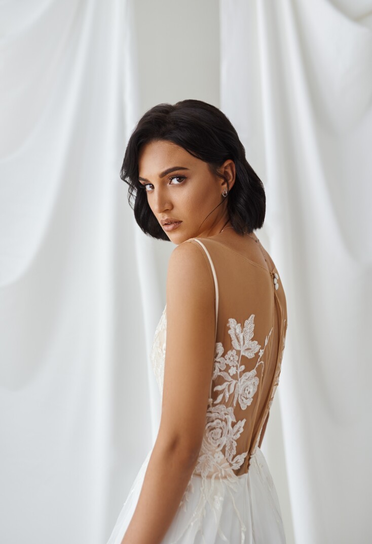 Picture Boudoir dress F-8019 EN 634 - 3