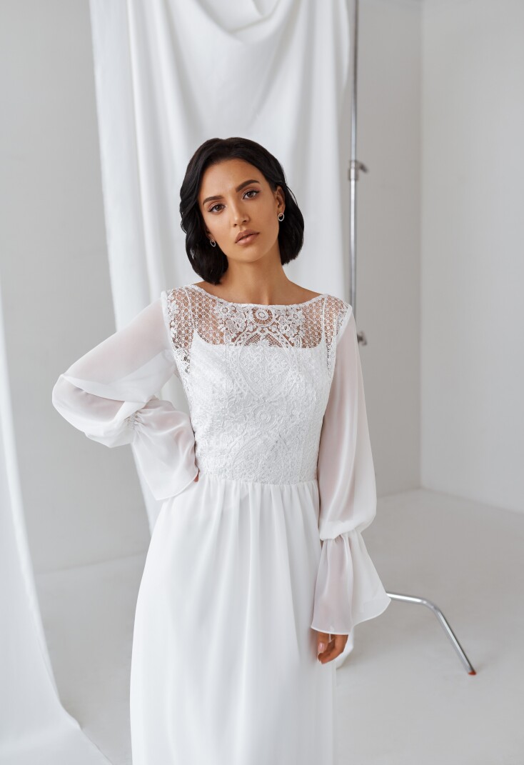 Picture Boudoir dress F-8024 EN 639 - 3